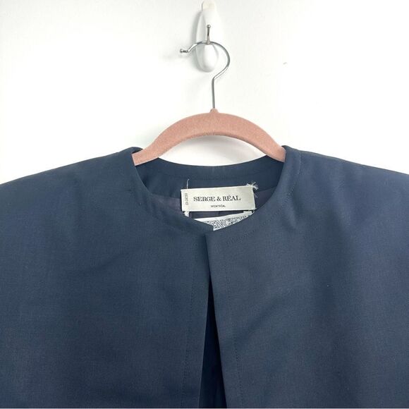 Vintage Givenchy Cropped Open Front Blazer - Picture 7 of 13
